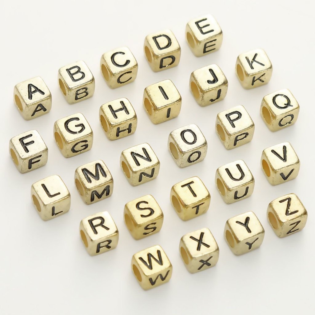 100-1500 Pçs Miçanga Letras Rosa Alfabeto Infantil para Pulseiras e Acessórios