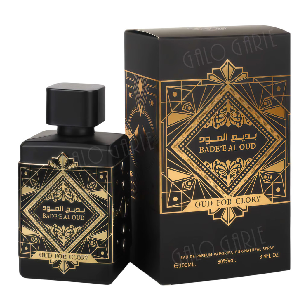 Perfume Badee Al Oud Oud For Glory Lattafa Unissex Eau de Parfum 100ml Perfume Árabe Longa Duração