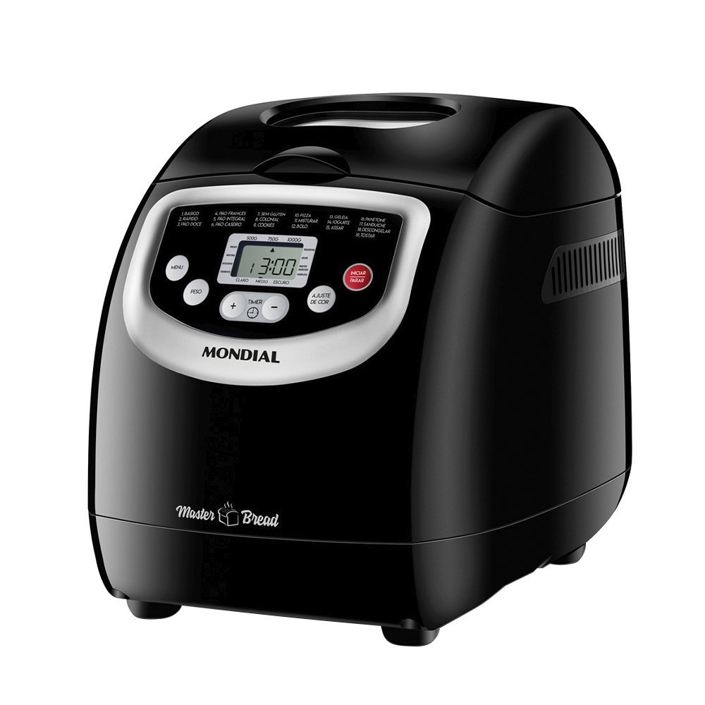 Panificadora com 9 Programas Mondial NPF-53 - Preto, 700W, 220V em Oferta na Shopee