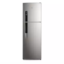 Geladeira Electrolux Frost Free 400L AutoSense Inverter Duplex Inox Look (IF44S)