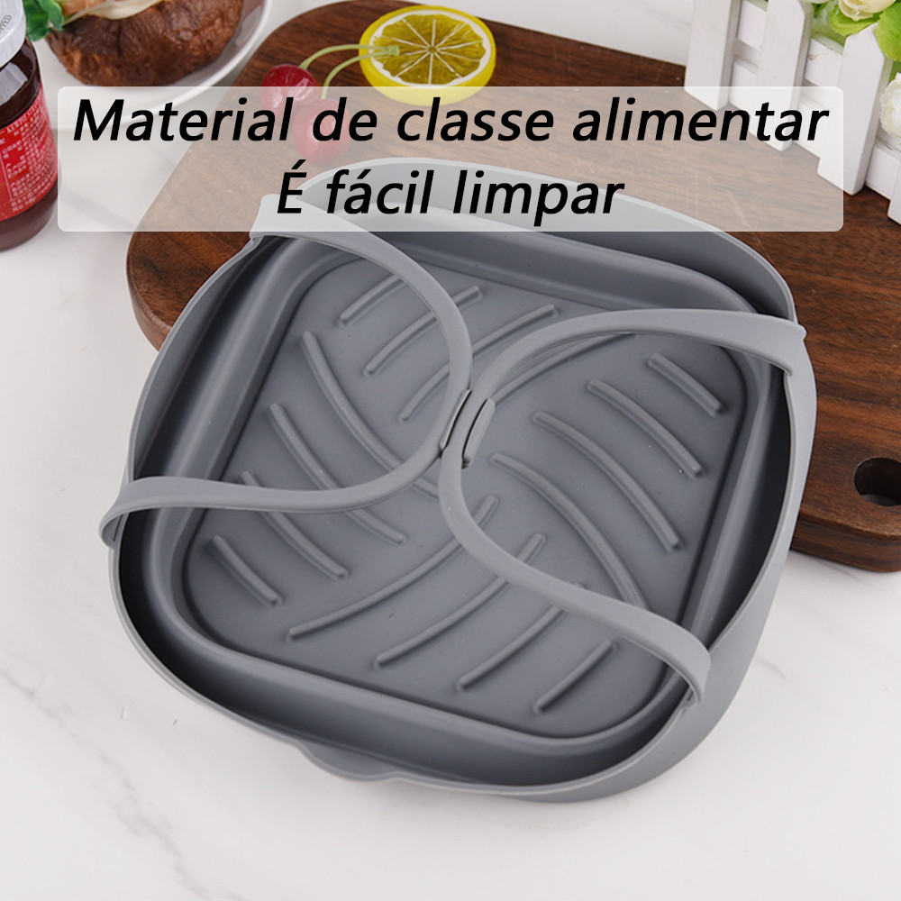 Silicone bakeware suprimentos resistente alta temperatura silicone fritadeira mat Alimentos Grau fácil de limpar