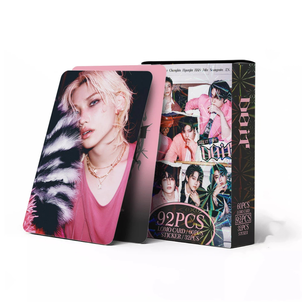 92 Unidades/Caixa Cartões Fotográficos Stray Kids Faça Cartão KPOP LOMO