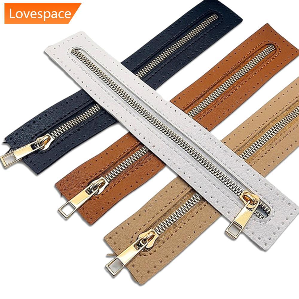 LS-STORE Multicolor PU Couro Costurado À Mão Zíper DIY Bolsa Artesanal Substituível Macio Com Acessório De Modificação K