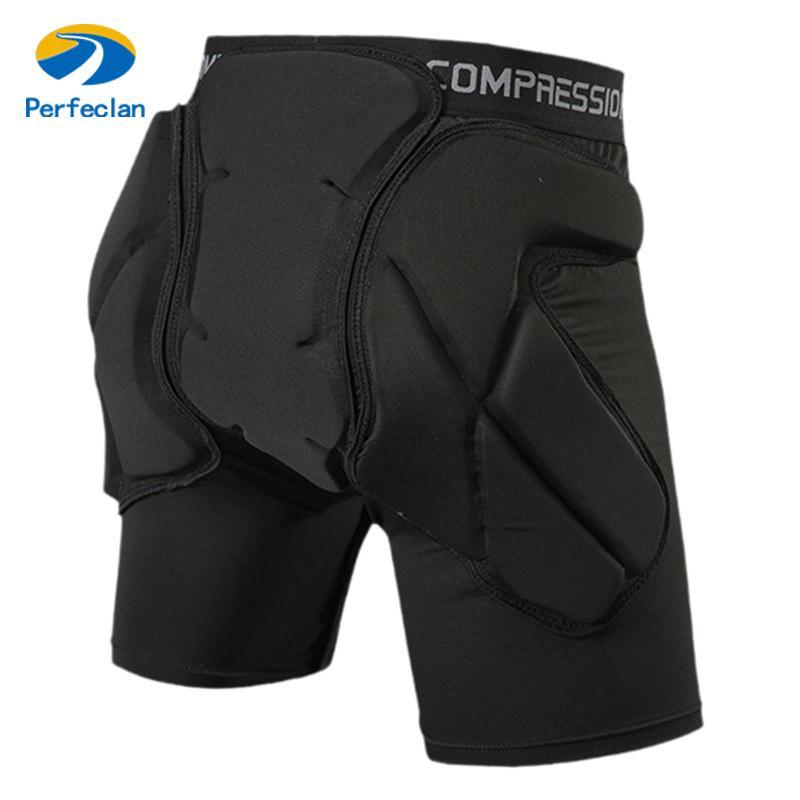 Perfeclan Shorts Acolchoados Profissionais De Alta Elasticidade , Proteção 3D Para Esqui , Snowboard , Esportes Ao Ar Li