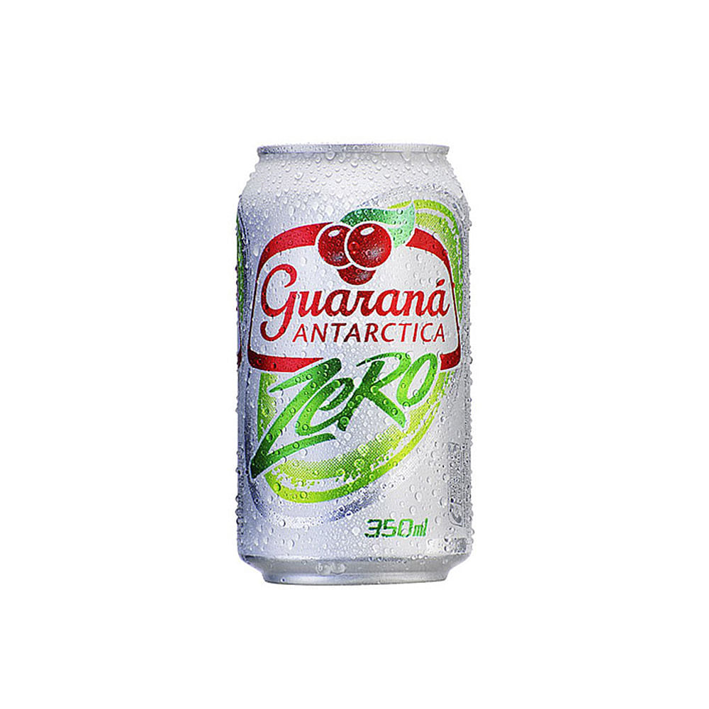 Refrigerante Guaraná Antarctica Zero Lata 350ml em Oferta na Shopee