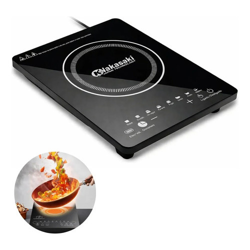 Cooktop Portatil de Indução Fogão Elétrico 2300w Painel de Vidro Touch Screen - Envio Imediato