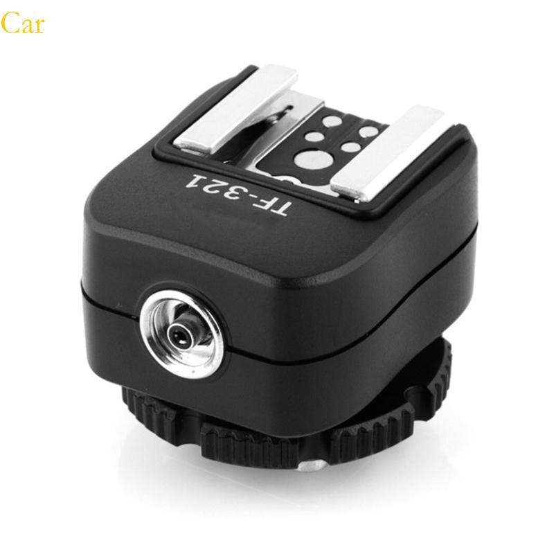 Adaptador Sincronização Sapata Piscante TF321 Para Carro Soquete PC Dedicado 580EX 580EX II 550EX 430