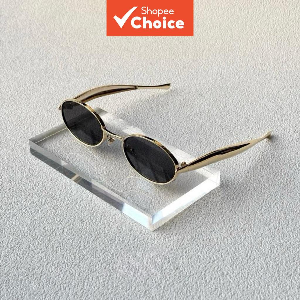  Óculos de Sol Quadrados com Bloqueio UV Óculos de Sol Retrô Ovais para Mulheres Óculos de Sol Clássico Masculino para