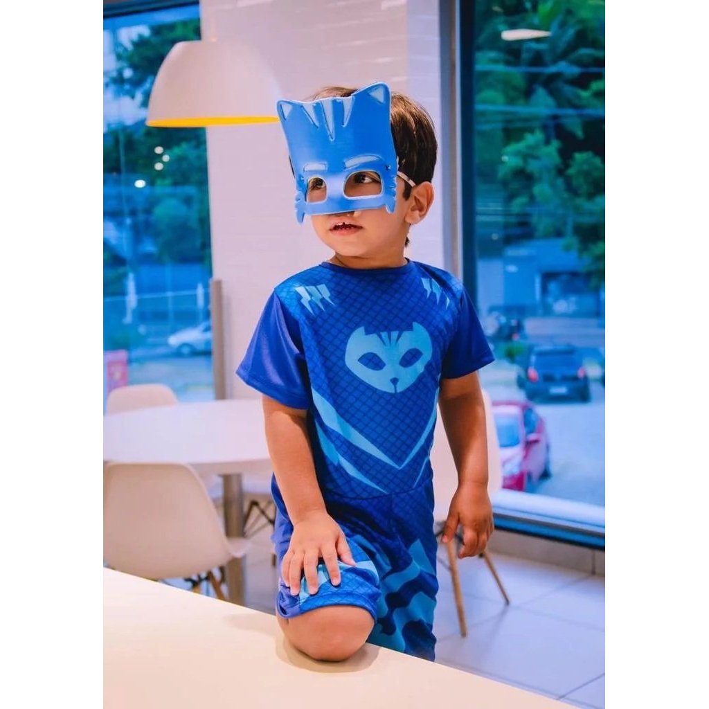 Fantasia Menino-Gato PJ Masks luxo menino