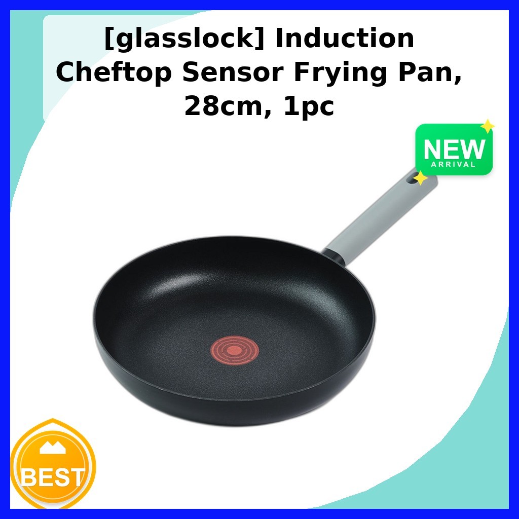 [glasslock] Frigideira Com Sensor Cheftop De Indução , 28 Cm , 1 Unidade/Coreana/Por lounpick