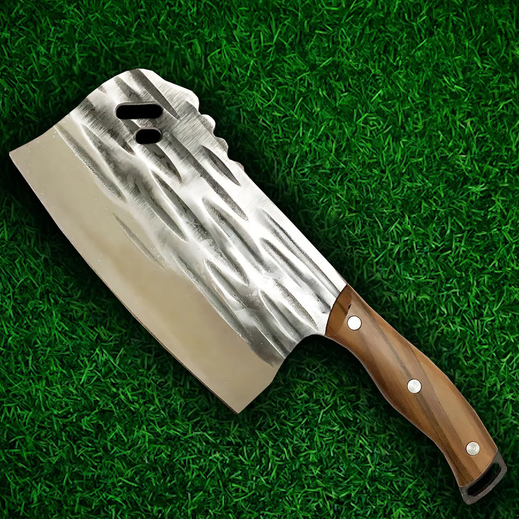 Cutelo Artesanal Inox Grande TOP CASA HOME Lâmina 19cm Churrasco