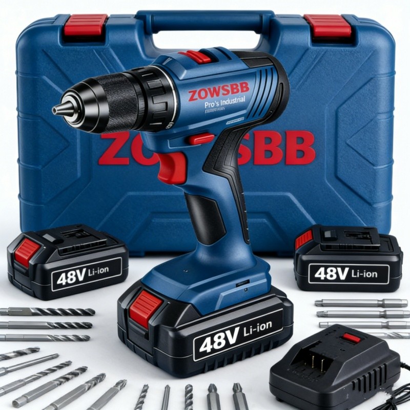 Furadeira parafusadeira 2 Baterias 48v furadeira de impacto Genérica bosch GSR 185-li elétrica