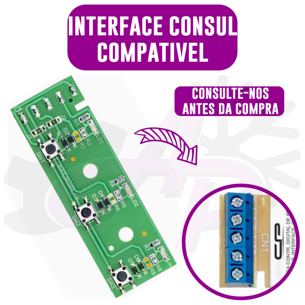 Placa Interface Para Lavadora Consul Cwe10 Cws11 Cwg12 Cwh12 Cwe08 Similar