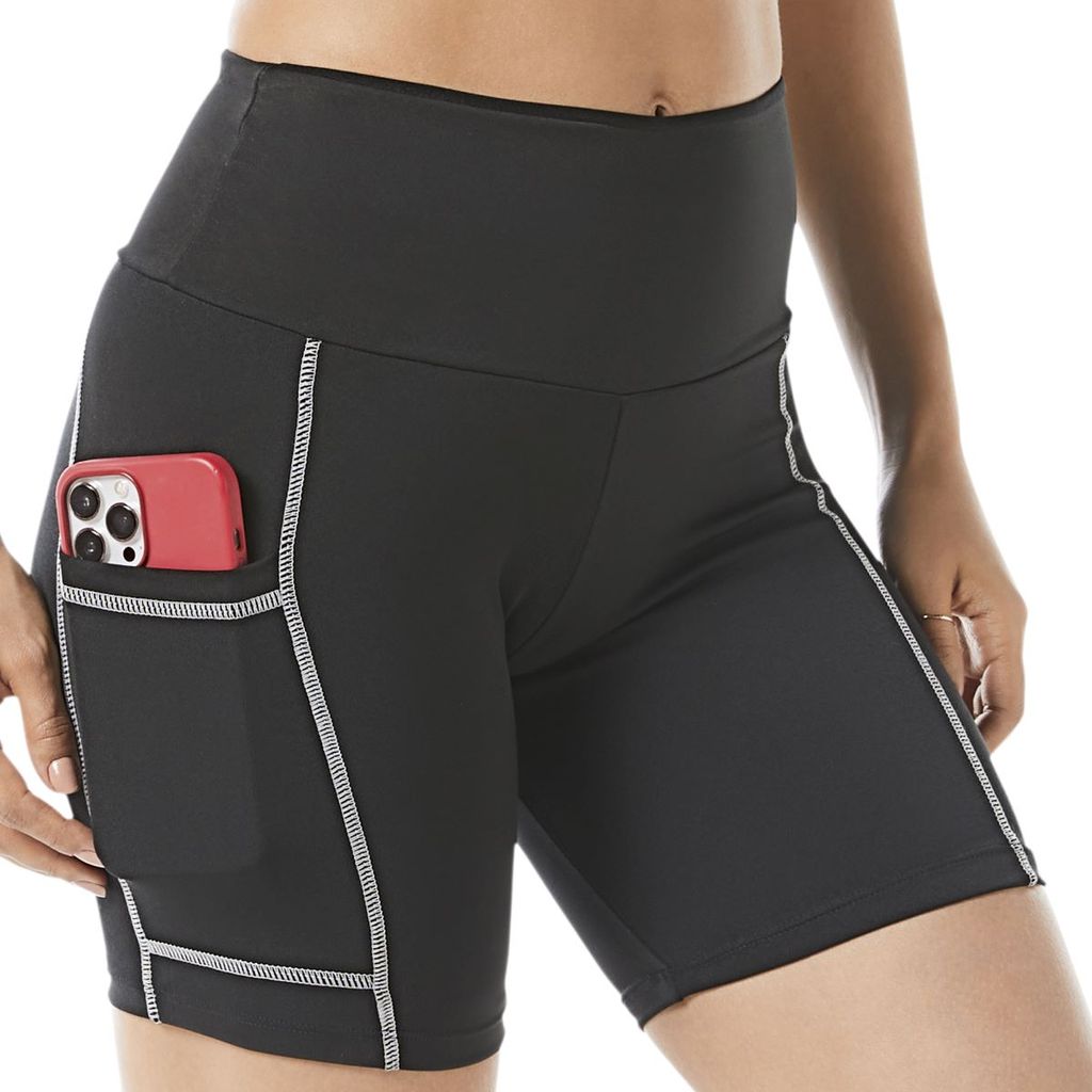 Bermuda Pesponto Demillus Feminina para Esporte 094253