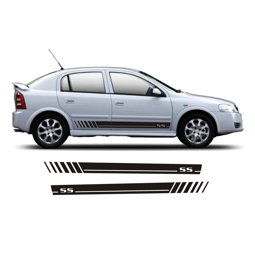 Adesivo Lateral Astra SS1 Acessórios Fita Colante Faixa Chevrolet