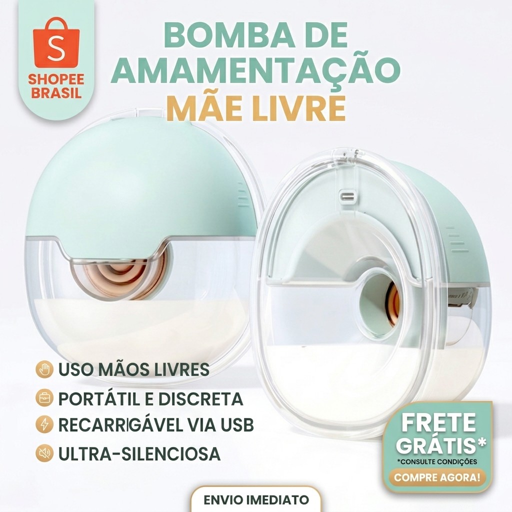 HANVIK Bomba Tira-Leite Elétrica Vestível Mãos-Livres | Massageador Estimulador de Lactação, Sucção Forte,