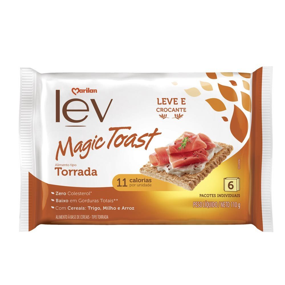 Torrada Marilan Magic Toast Leve e Crocante 110g em Oferta na Shopee