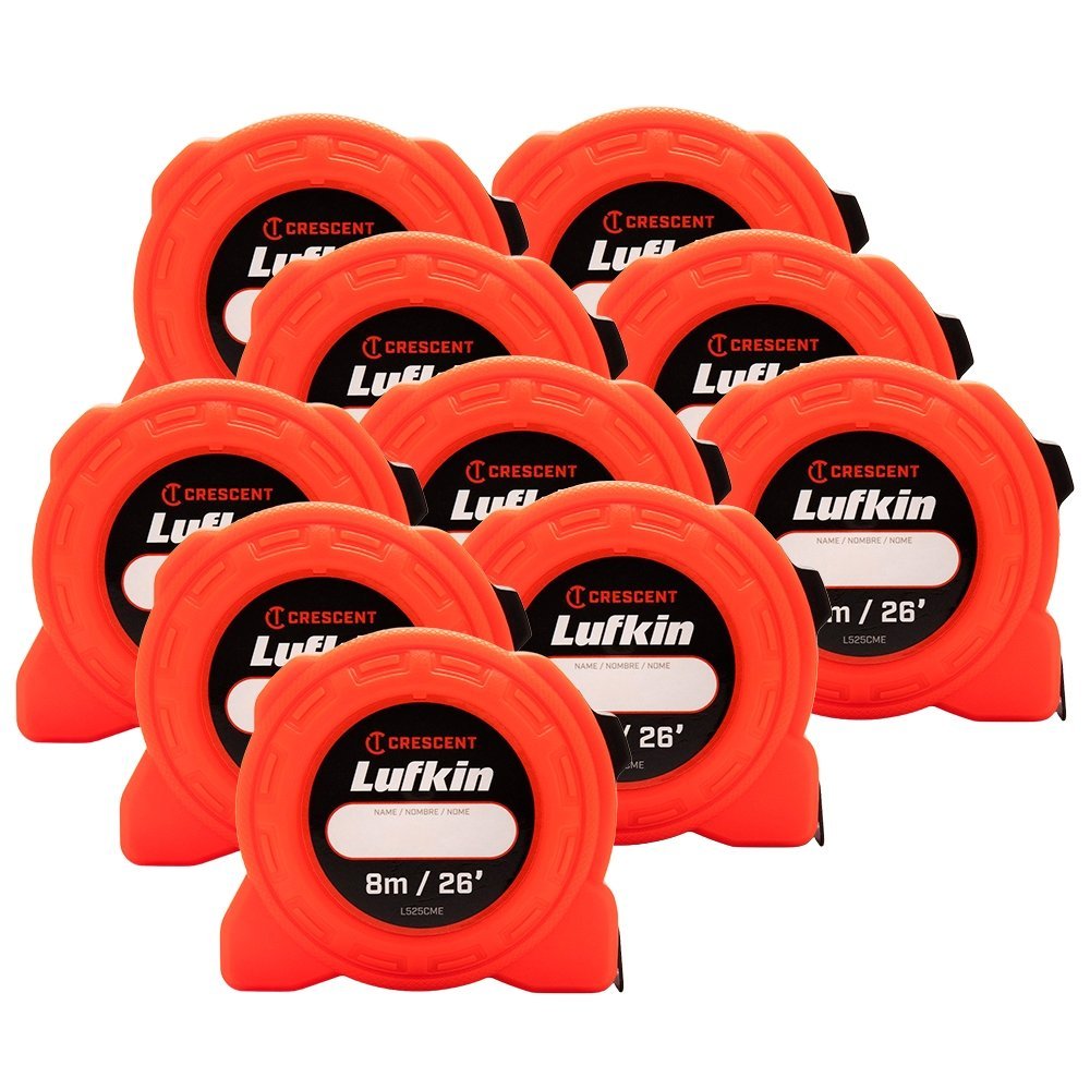 Kit 10 Trenas Lufkin L525CME Laranja 8m