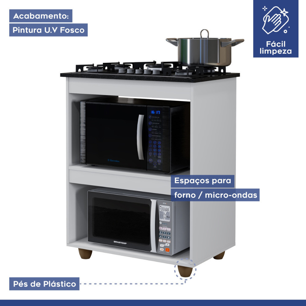Kit Balcão Turim Kaiki + Cooktop Itatiaia Essencial Fogão 4 E 5 Bocas Itatiaia Itacook Para Cozinha Modernas!
