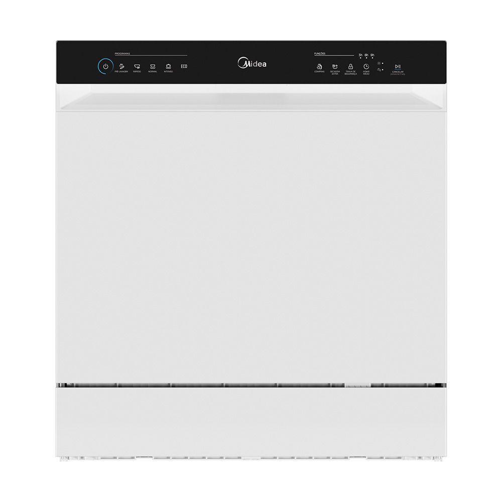 Lava-louças Midea 8 Serviços Touch Plus Branco 127V (MDWTF08W1)