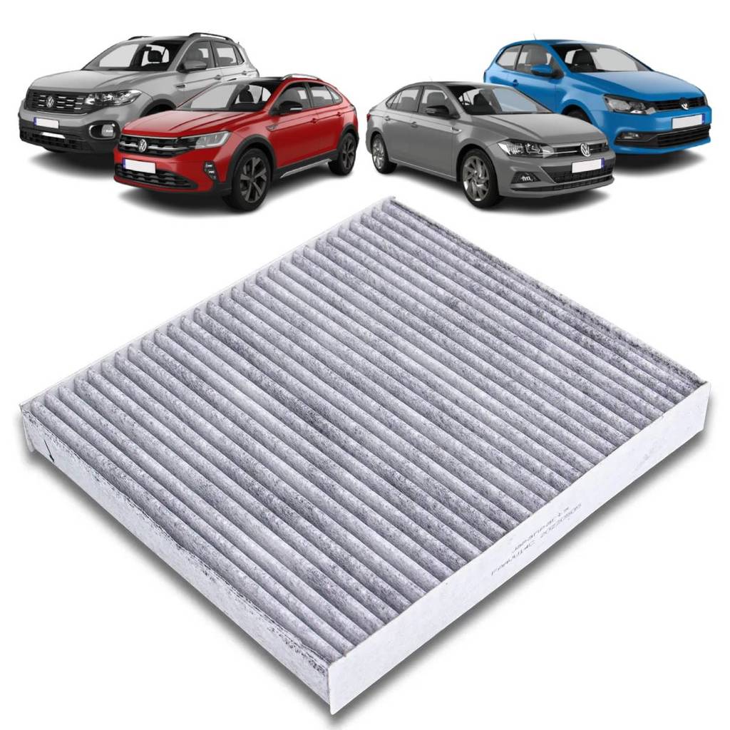 Filtro Cabine Ar Condicionado Volkswagen Nivus, Polo, Virtus, T-Cross, Virtus 1.0 12V MPI TSI 1.4 16V Carvão Ativado em Oferta na Shopee