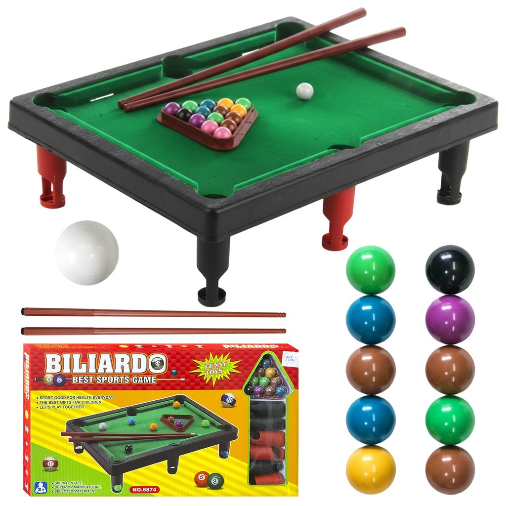 Mini Mesa De Sinuca Infantil Bilhar Jogo Portátil Divertido Para Família em Oferta na Shopee