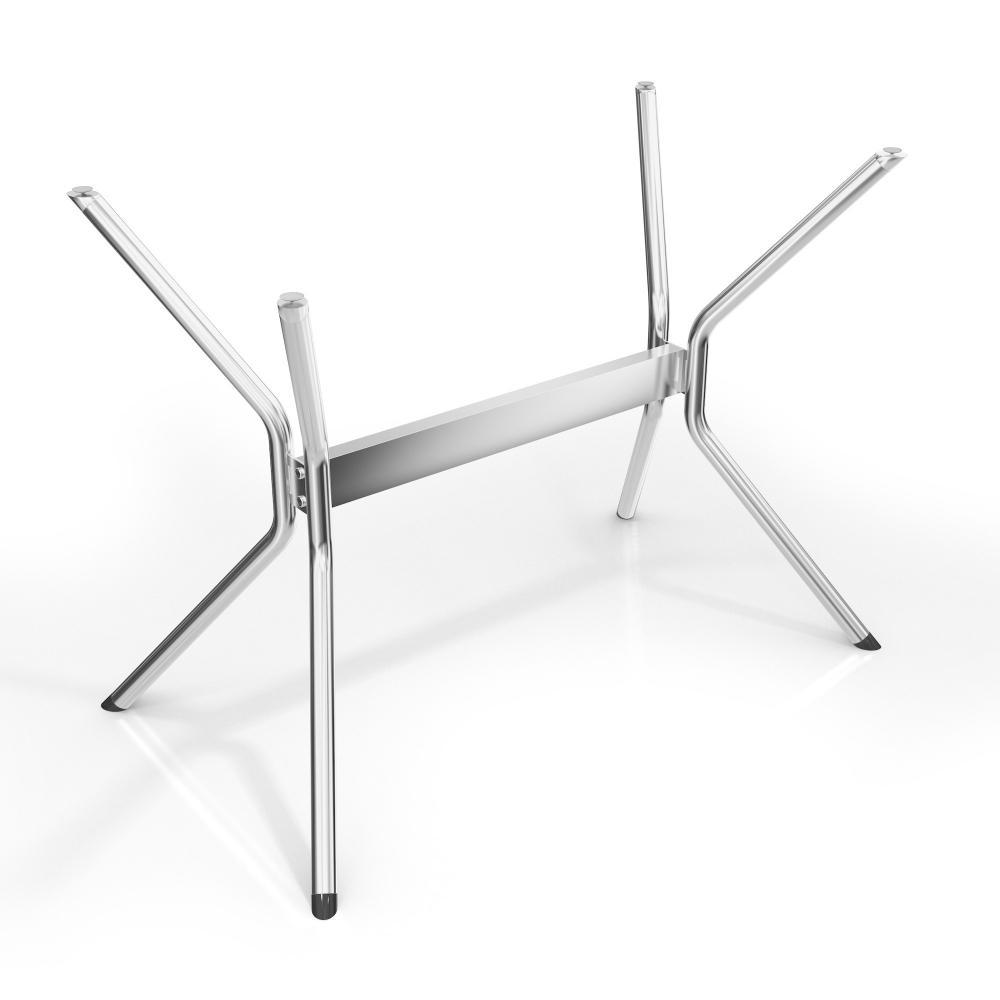 Base Metal Mesa Loire 80,5 x 105 x 60 cm Cromado KAPPESBERG em Oferta na Shopee