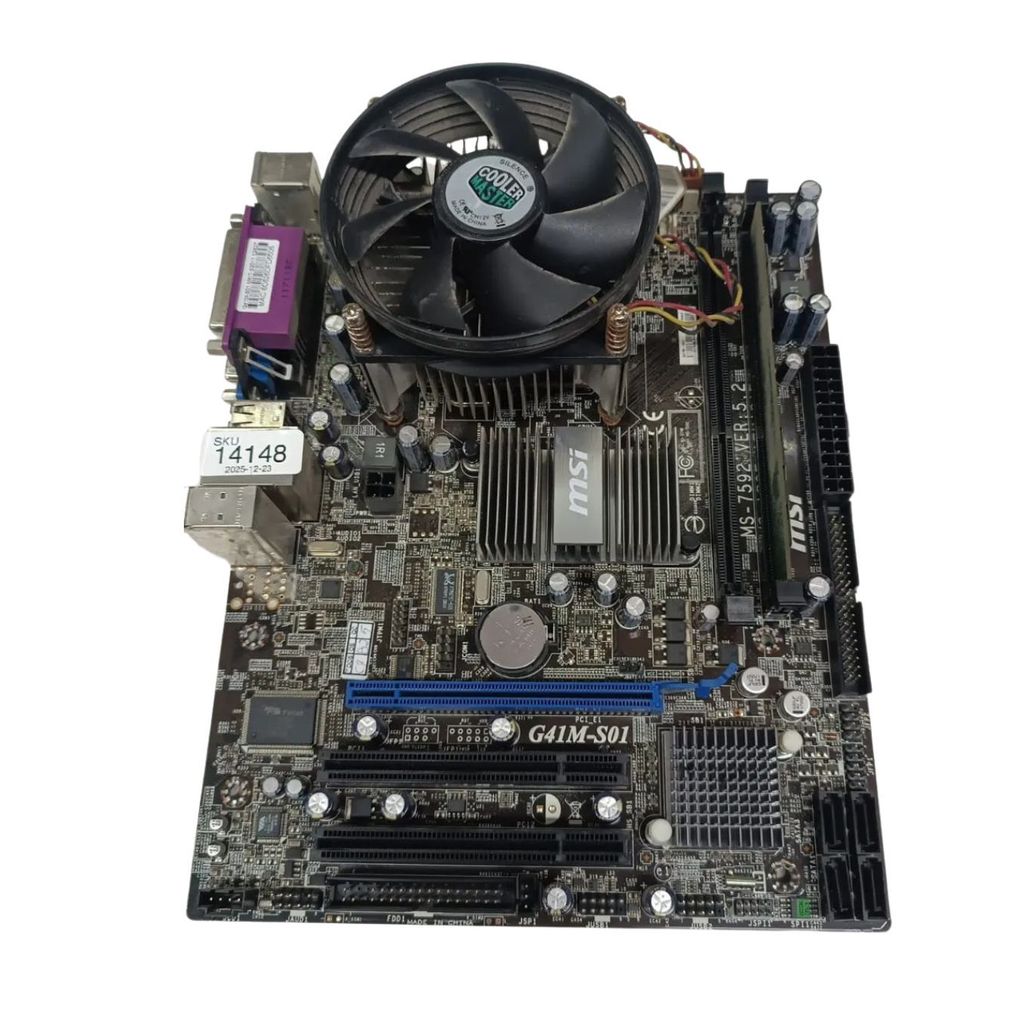 Kit Placa Mãe MS-7592 G41M-S01 Intel Core 2 Duo E7200 14148