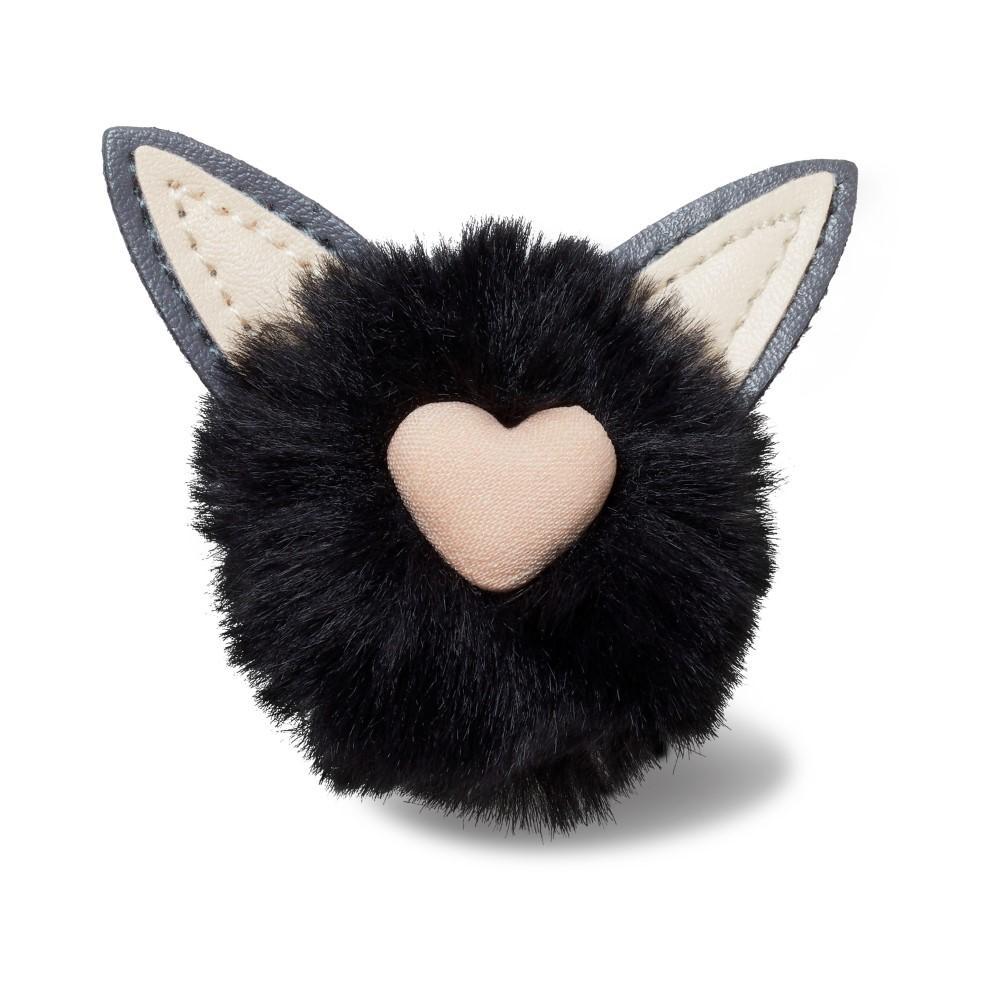 Jibbitz™ Gato de Pelúcia Preto Único