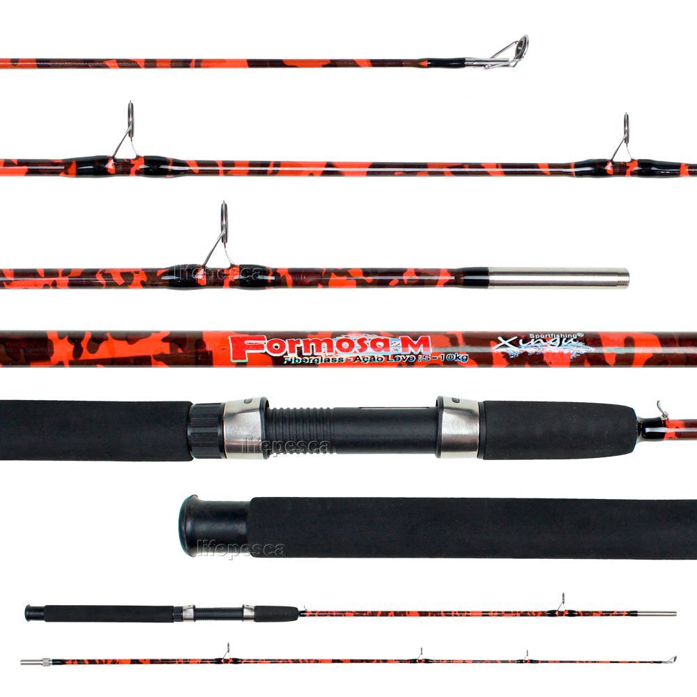 Vara para Molinete Xingu Formosa 6'0" (1,80m) 11-22lbs M180 - 2 Partes