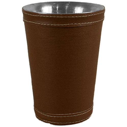 Copo Cuia Para Terere  Alumínio e Couro -Nosso Tereré em Oferta na Shopee