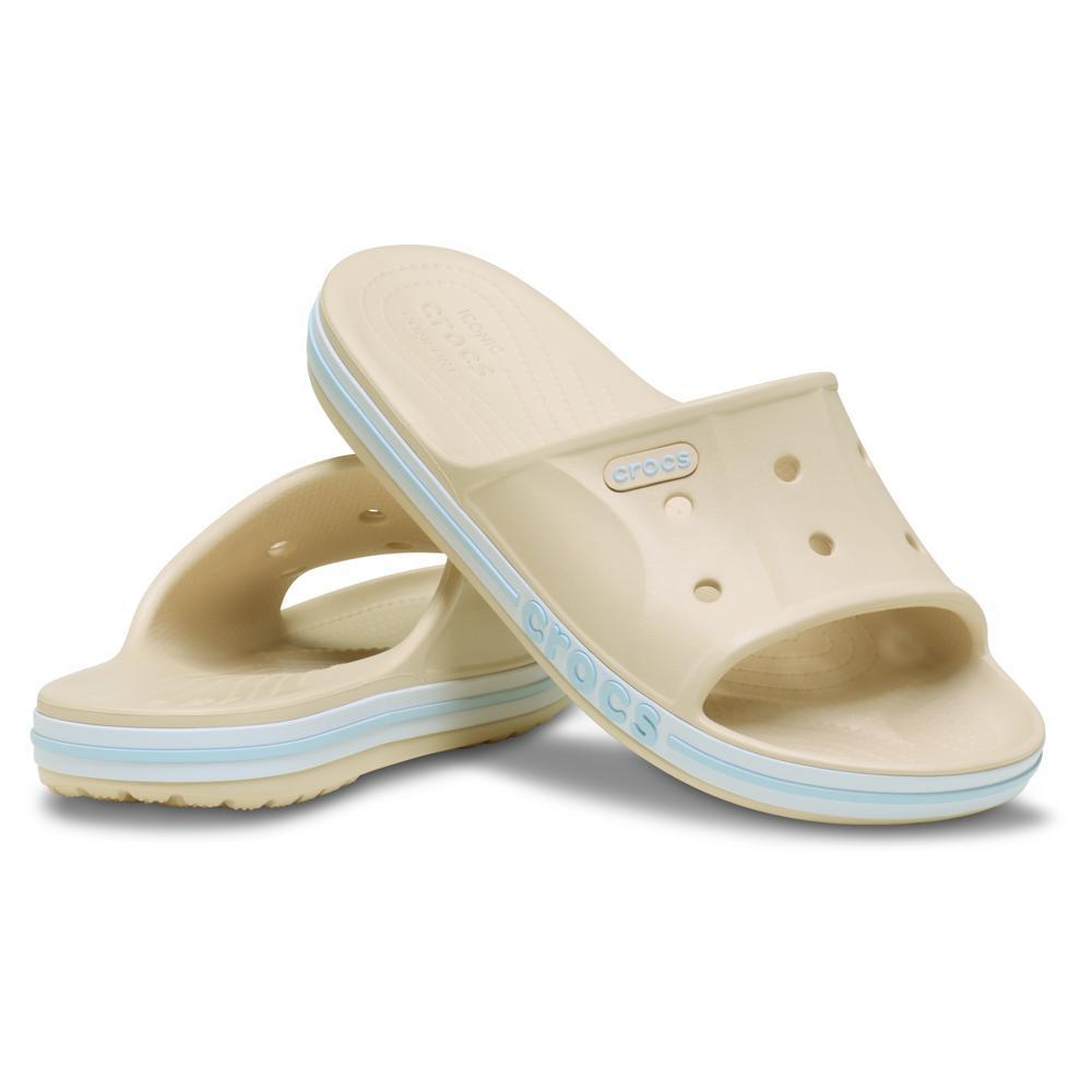 Chinelo Crocs Bayaband Slide Winter White/Multi · foto 2
