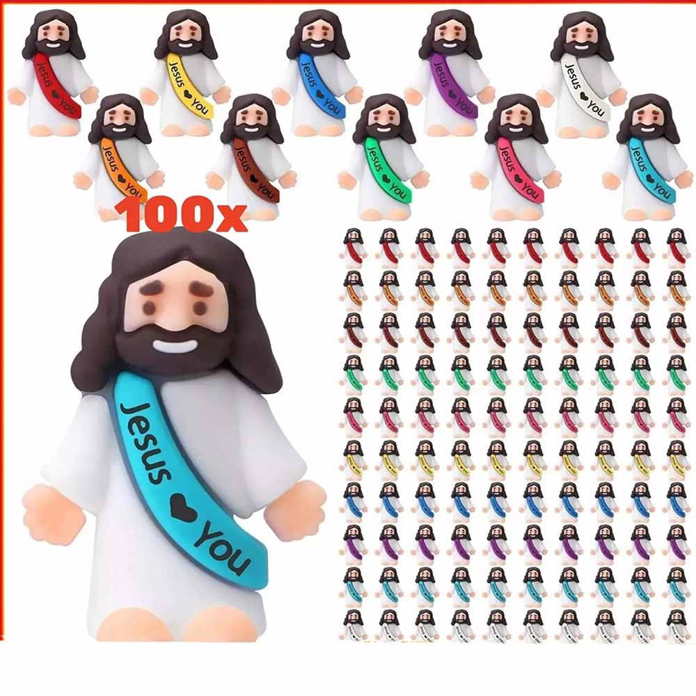 100 peças Mini boneca de Jesus decoração de páscoa — imagem 2 de 2
