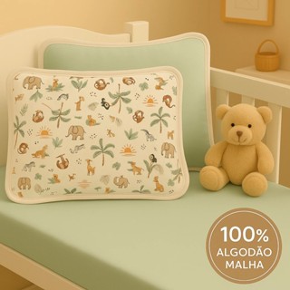 Jogo de Berço Americano 2 Peças em Malha 100% Algodão Com Elastico—Sulbrasil em Oferta na Shopee