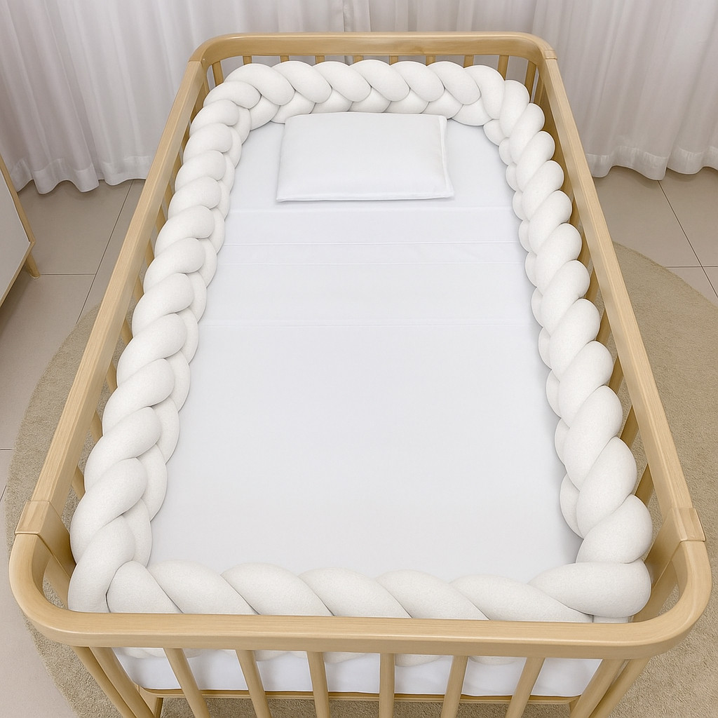 Trança para Berço Avulsa 4 Metros / 5,5 Metros Lisas de Berço Americano/montessoriano Super Promoção em Oferta na Shopee