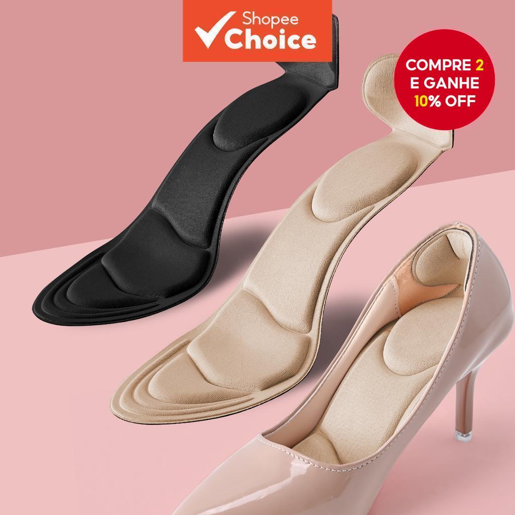 Palmilhas De Espuma De Memória Sapatos De Salto Alto Antiderrapante Conforto Respirável Proteção Almofadas De Sapato