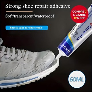 Cola Transparente Para Reparo De Sapatos – Adesivo À Prova D'água Fixação De Solas , Salt…