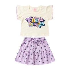 Conjunto Infantil Feminino Líder De Torcida