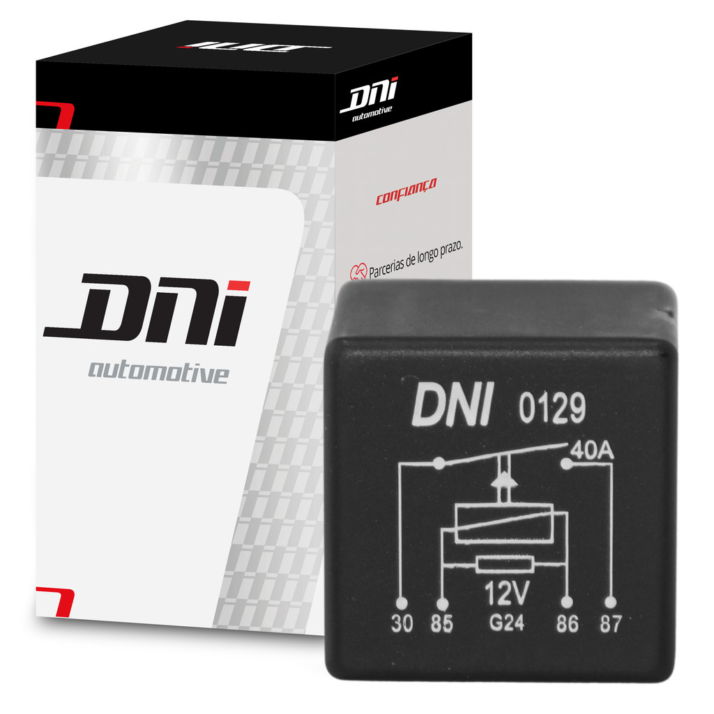 Relé Auxiliar de Injeção Eletrônica VW / Ford / Iveco / Troller - DNI 0129 em Oferta na Shopee