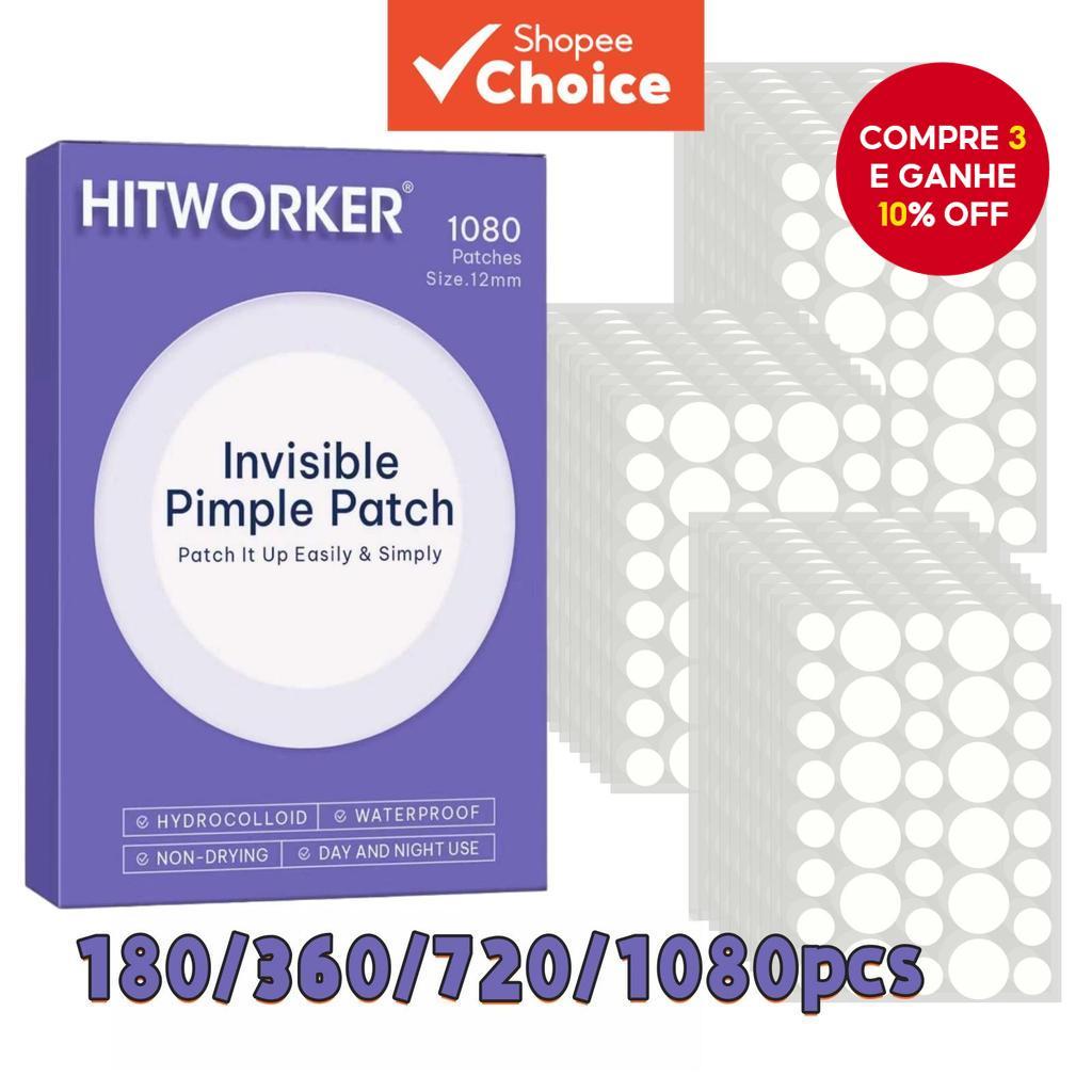  1080 Adesivos para Acne - Cobre Imperfeições e Limpeza Profunda, Ideal para Rosto e Imperfeições na Pele