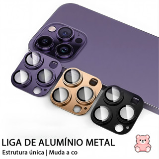 Película Lente De Câmera iPhone 16 15 14 13 12 11 Pro Plus Max Mini Diamond-studded Integrated Lens Film M003-02 em Oferta na Shopee