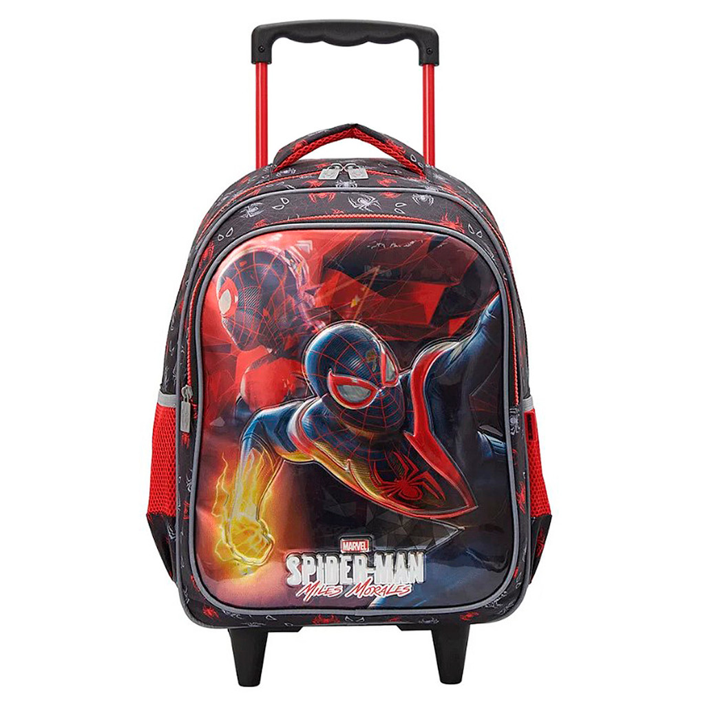Mochila de Rodinhas Escolar 16 Homem-Aranha Metal Xeryus em Oferta na Shopee