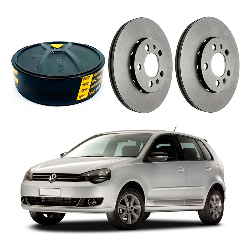 Disco Freio Dianteiro Polo 1.6 2012 A 2015
