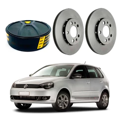 Disco Freio Dianteiro Polo 1.6 2012 A 2015