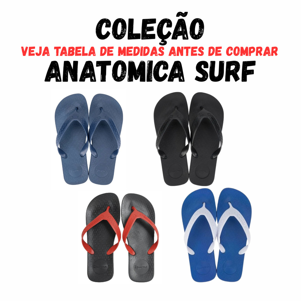 CHINELO DE DEDO IPANEMA ANATOMICA SURF COLECAO em Oferta na Shopee