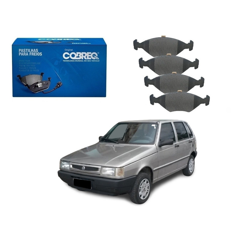 Pastilha Freio Dianteira Uno 1.0 2000 A 2003