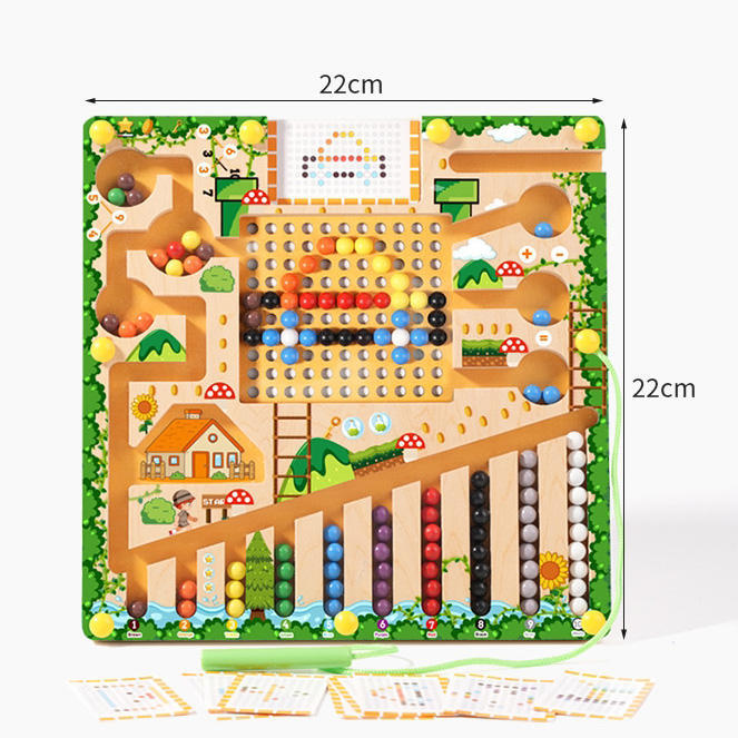 Brinquedo Educativo Labirinto Magnético Infantil - Desenvolvimento Pedagógico com Imã