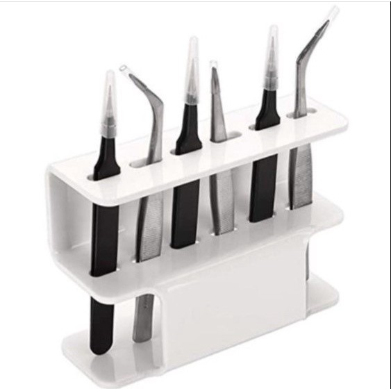 Suporte Com 6 Furos Para Pinças De Cílios Acessorios em Oferta na Shopee