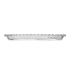 Travessa Oval Lyor Coração de Cristal 25cm x 13cm x 2,5cm
