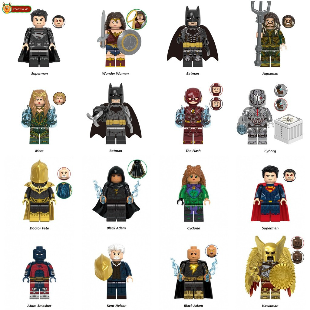 Crianças brinquedos blocos de construção educacionais presentes de aniversário morcego decoração Clark